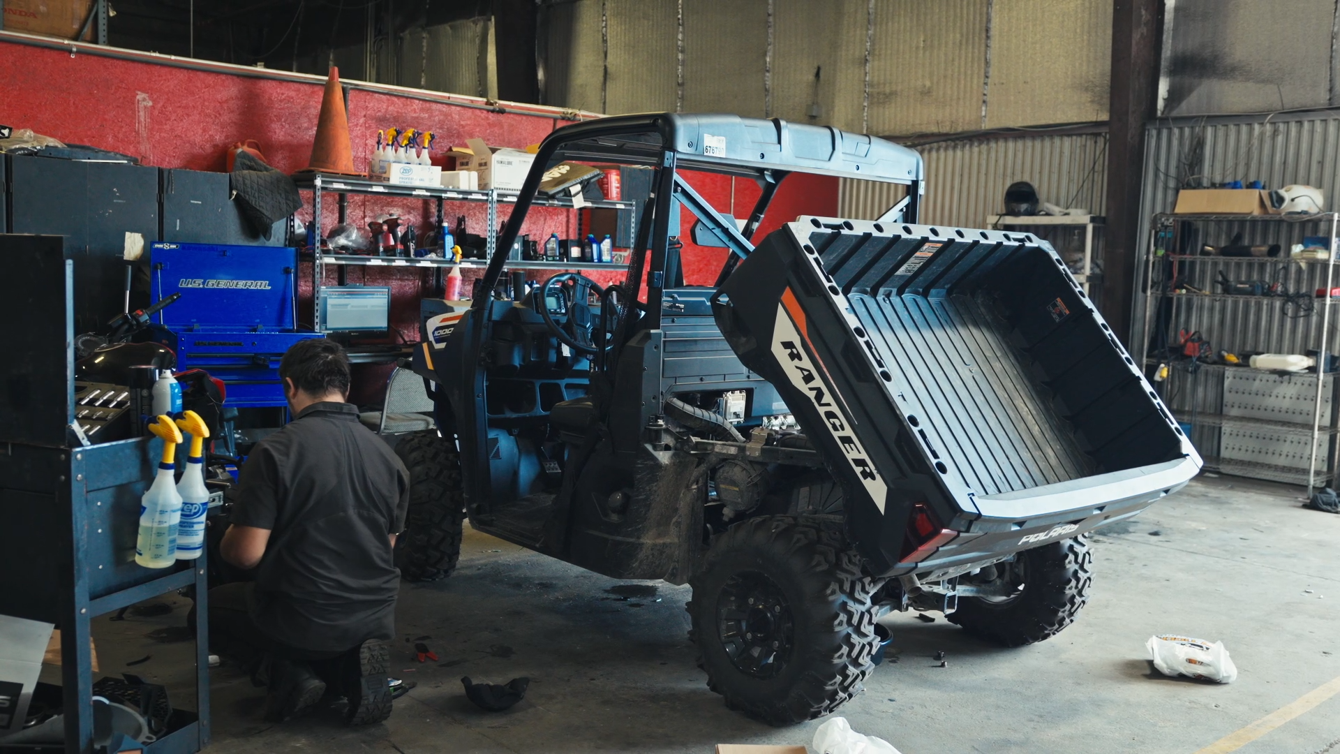 Polaris service department at Friendly Powersports