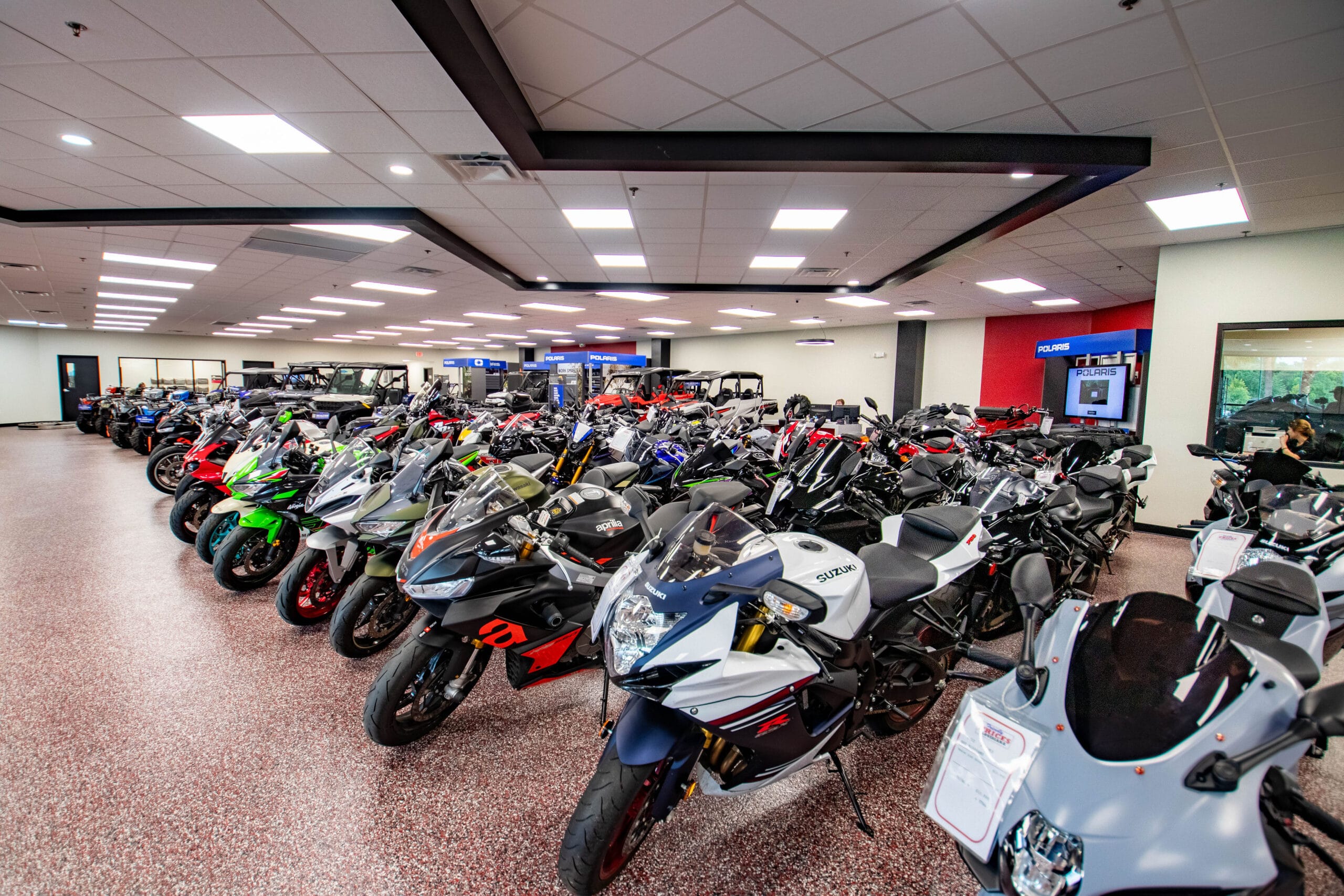 Service bays at Friendly Powersports Slidell